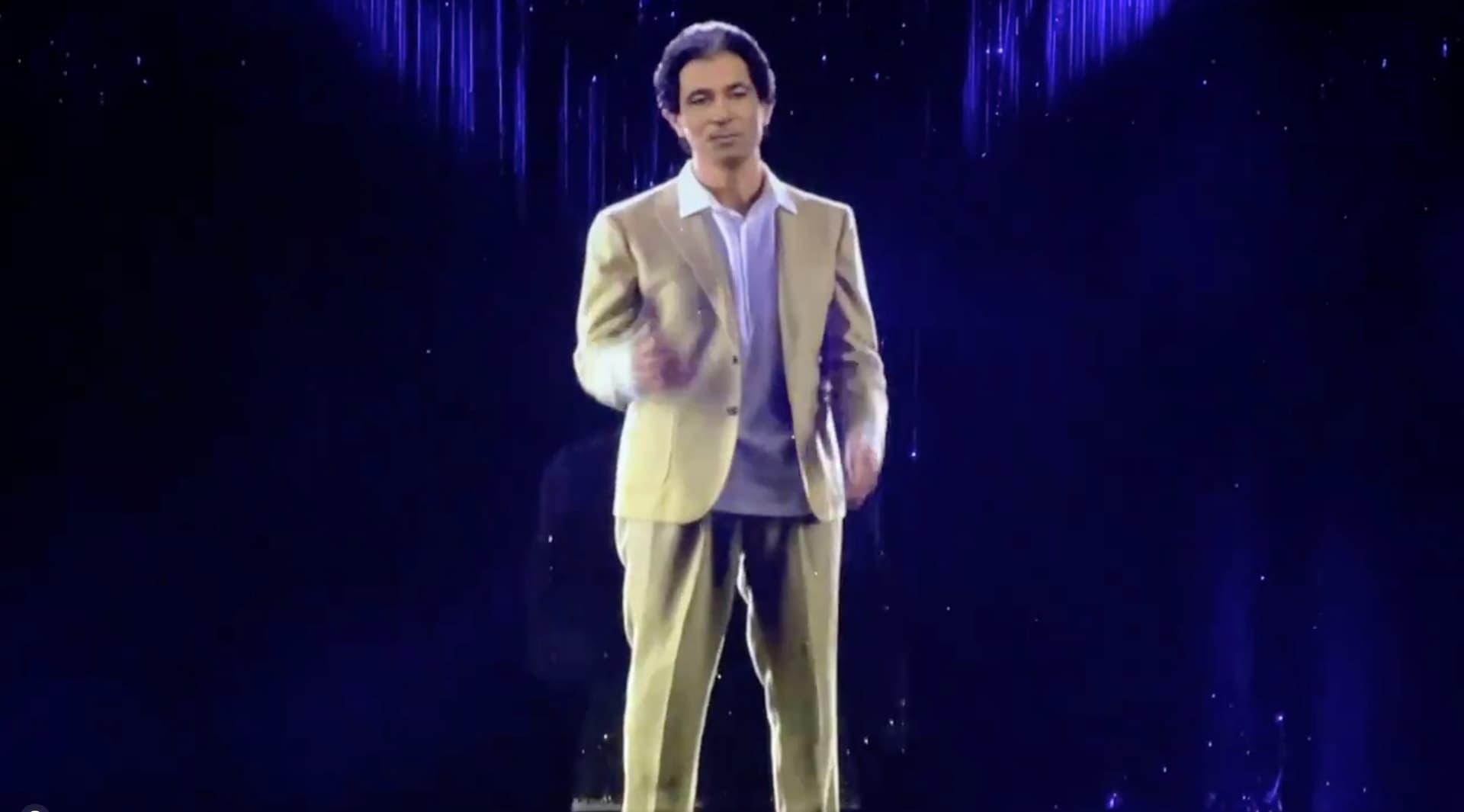 Kanye West's Robert Kardashian Hologram meme template - Robert Kardashian Hologram