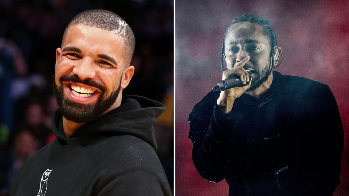 Kendrick Lamar vs. Drake Feud meme template - Kendrick vs Drake