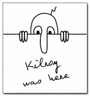 Kilroy Was Here meme template - Kilroy Was Here