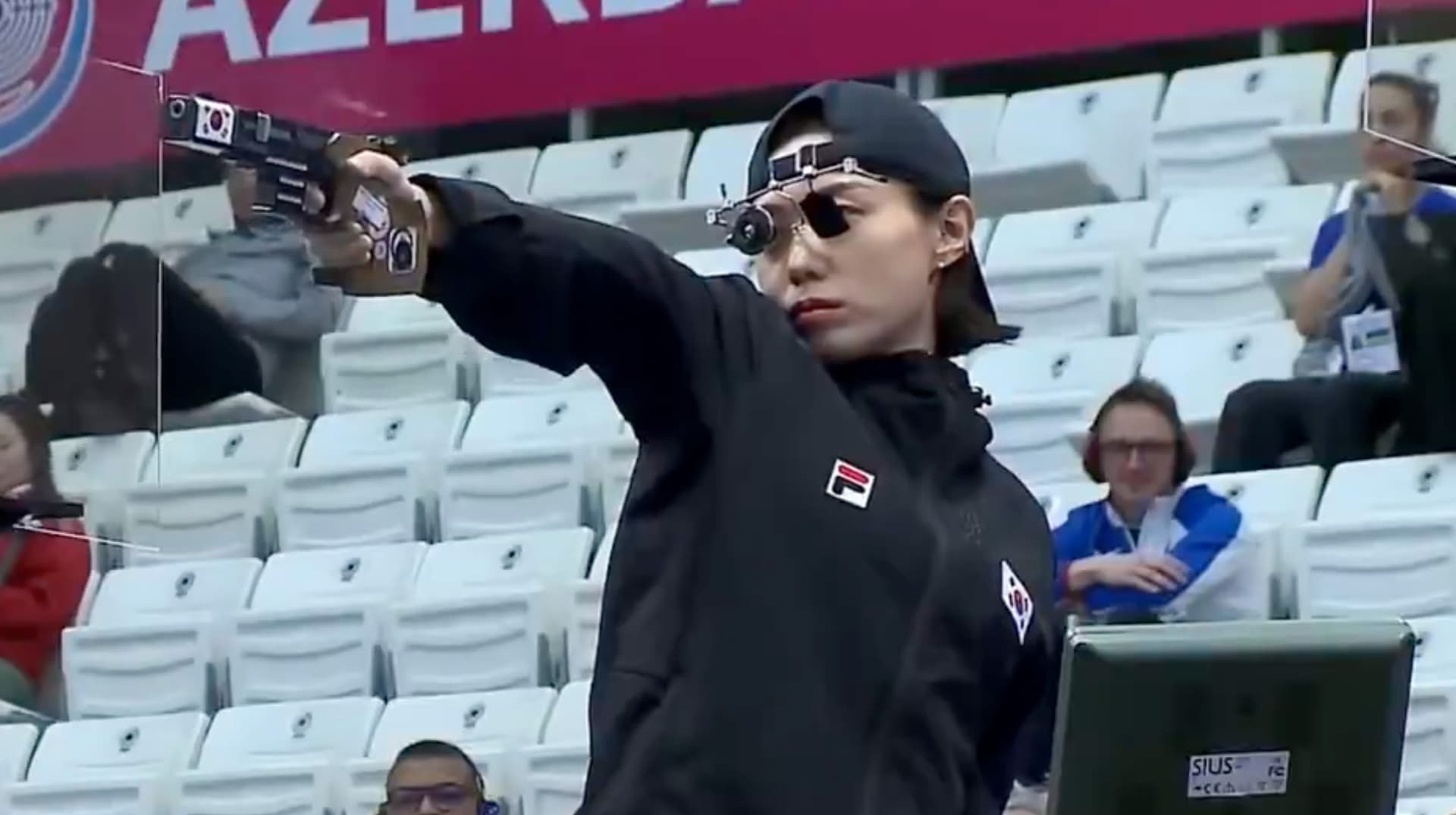 Kim Yeji the South Korean Pistol Shooter meme template - Kim Yeji