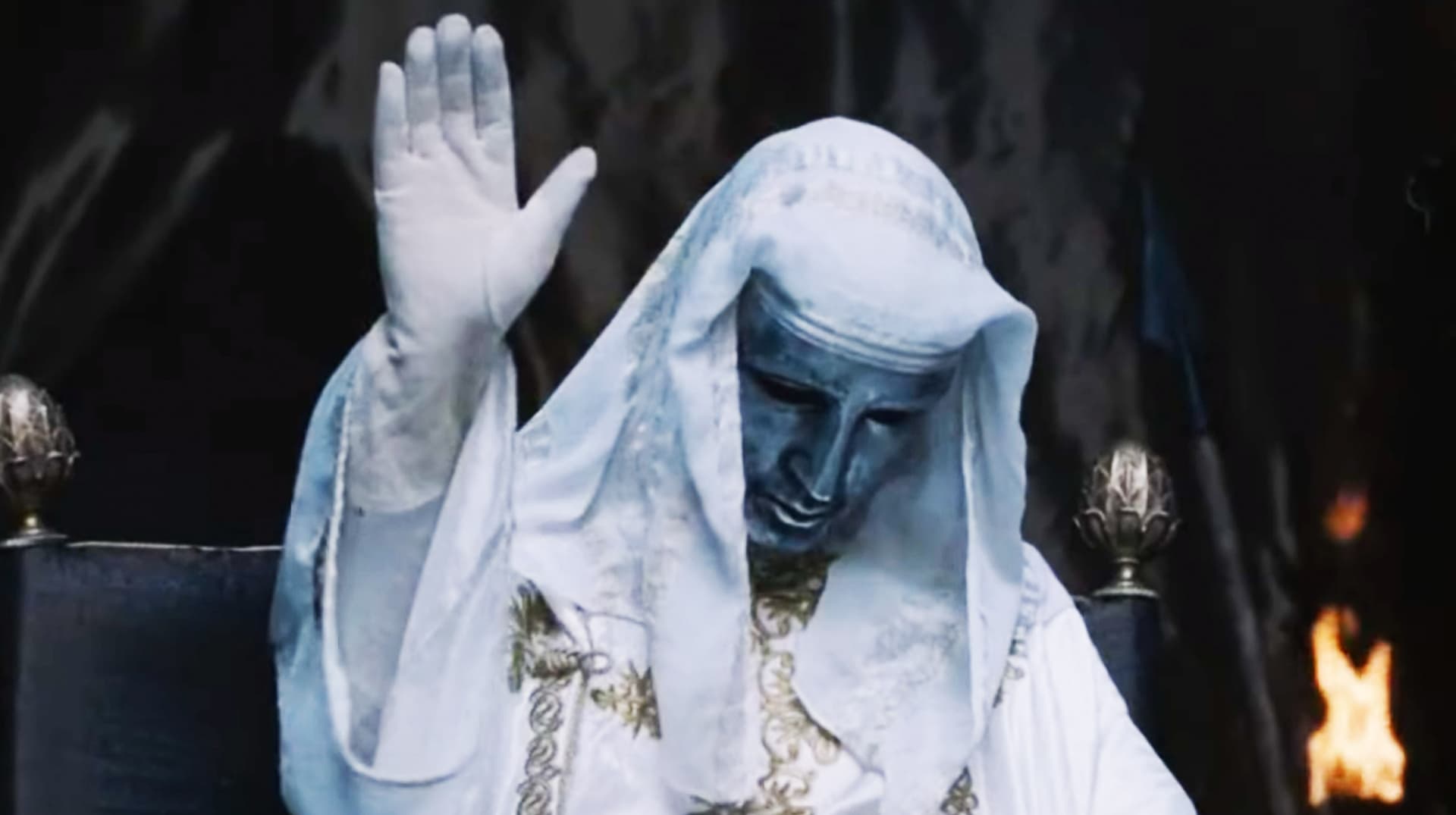 King Baldwin IV Hand Raise meme template - King Baldwin IV