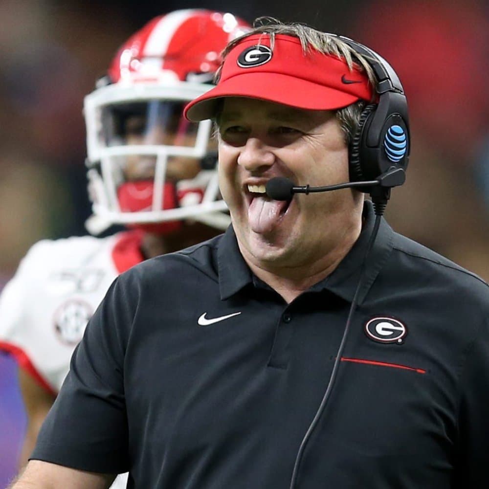 Kirby Smart Laughing