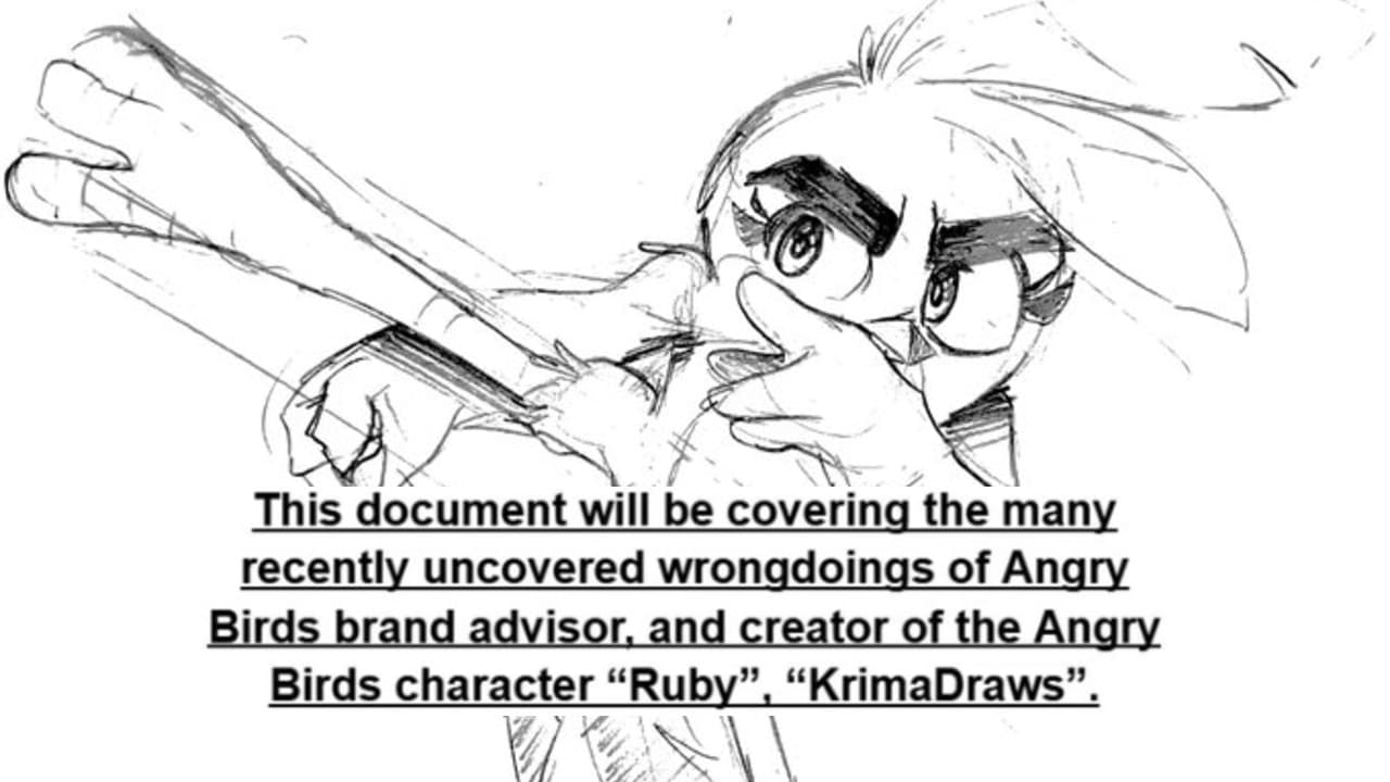 KrimaDraws Angry Birds Karate Fetish Allegations meme template - KrimaDraws