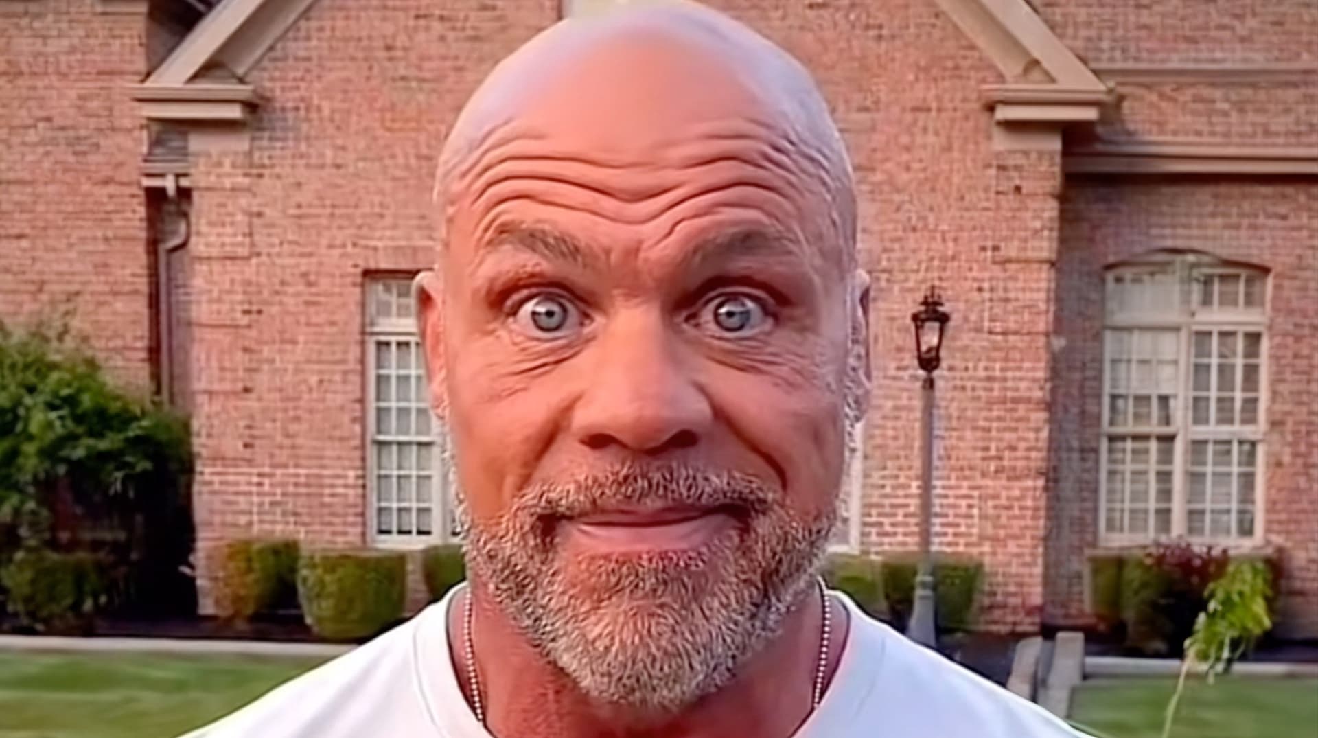 Kurt Angle 1,000-Yard Stare meme template - Kurt Angle