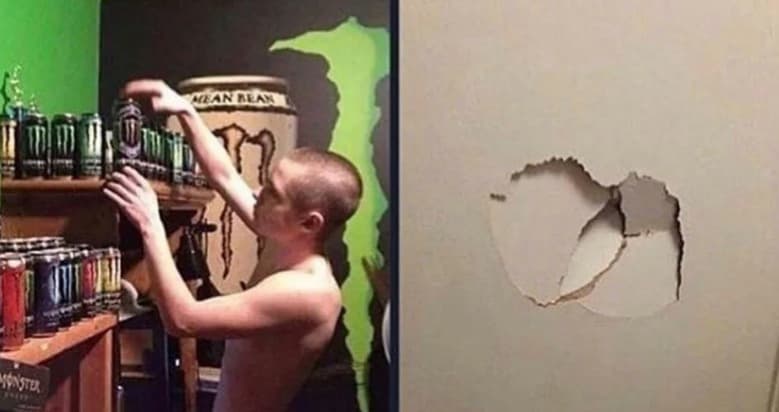 Kyle Punches Drywall meme template - Kyle Punches Drywall