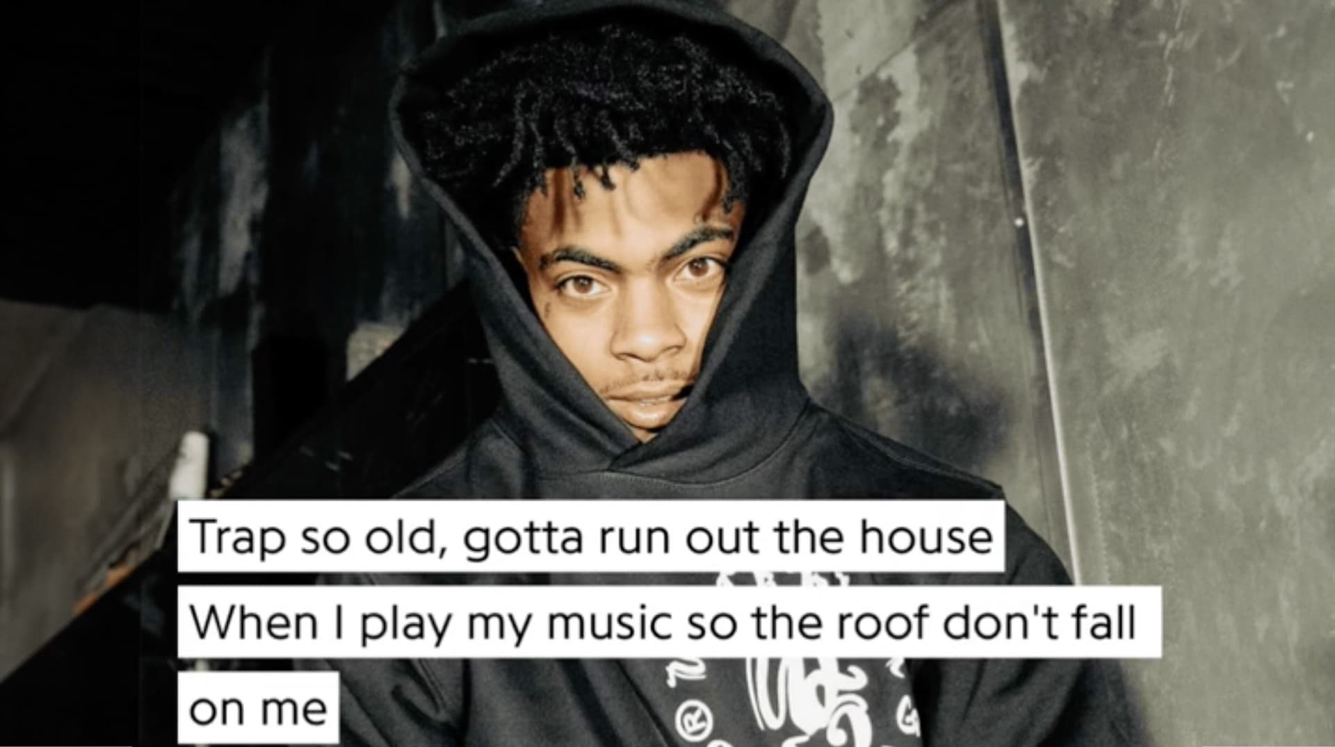 Lazer Dim 700 "Trap So Old Gotta Run Out the House" meme template - Lazer Dim 700