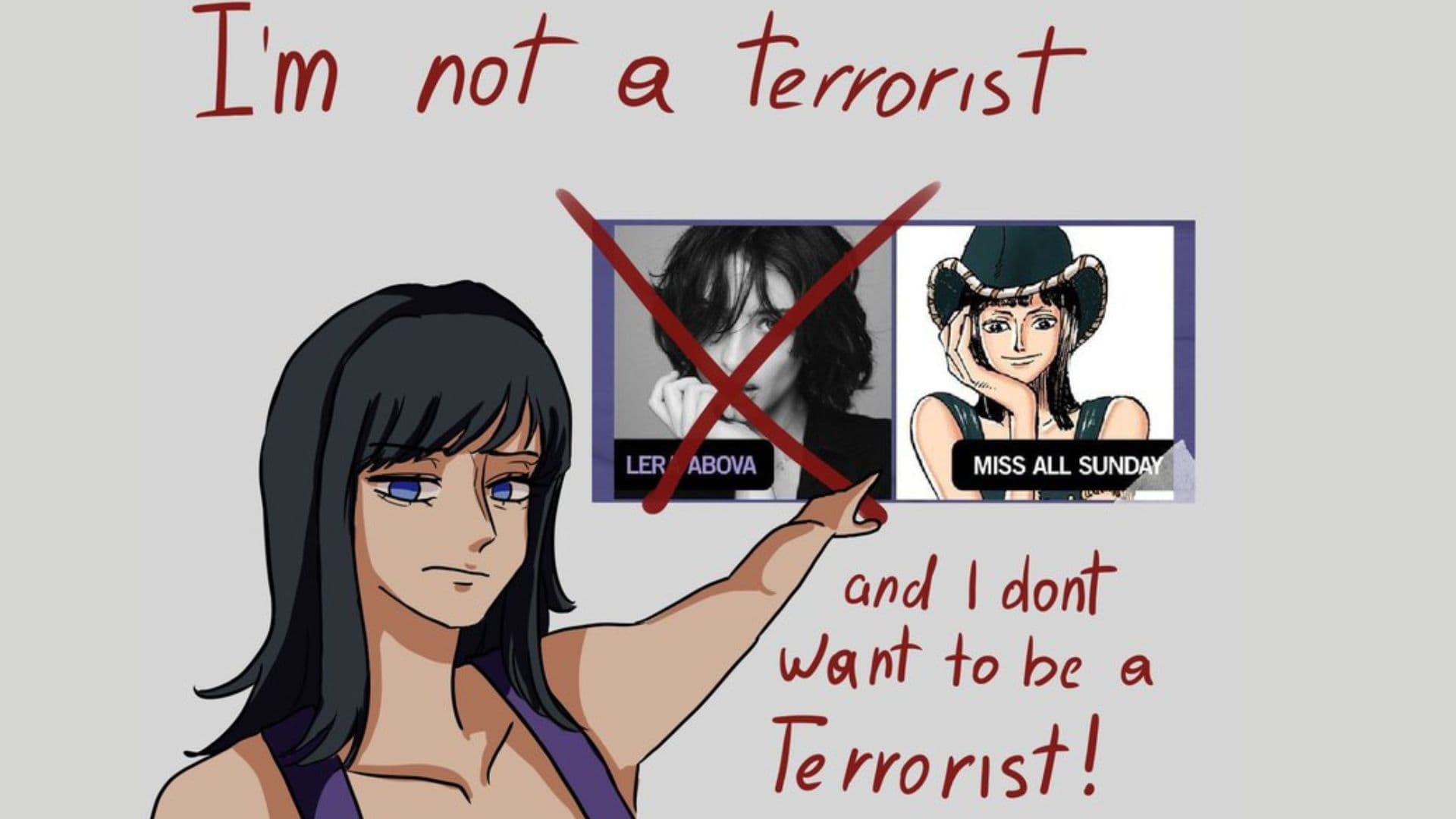Lera Abova "Nico Robin" Casting Controversy meme template - Lera Abova Nico Robin