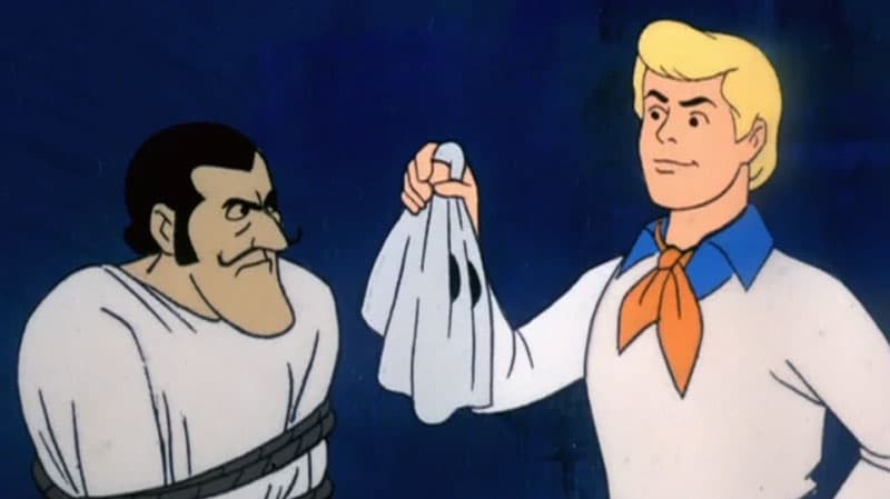 Let's See Who This Really Is meme template - Scooby Doo Unmasking