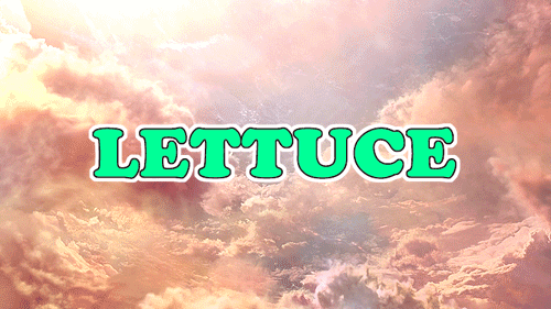 Lettuce / It Says "Never Give Up" meme template - Lettuce Never Give Up