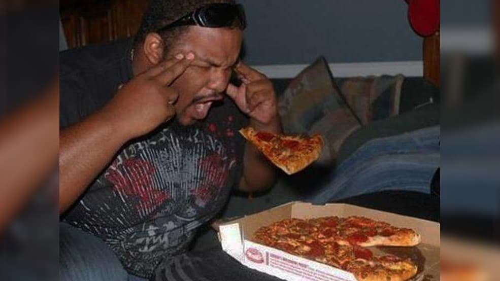 Levitating Pizza / Pizzakinesis meme template - Levitating Pizza