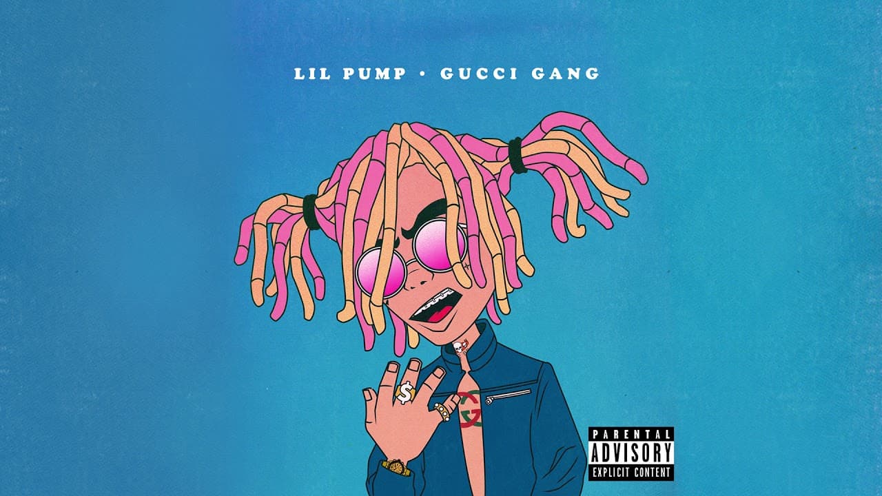 Lil Pump "Gucci Gang" meme template - Lil Pump