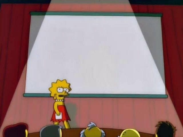 Lisa Simpson's Presentation meme template - Lisa Simpson Presentation