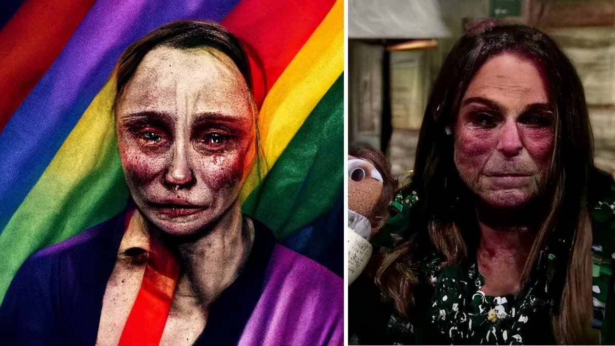 Loab (AI Cryptid) meme template - Loab AI Cryptid