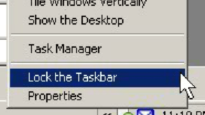 Lock the Taskbar meme template - Lock the Taskbar