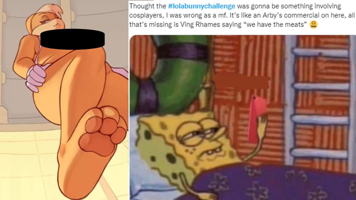 Lola Bunny Challenge / #LolaBunnyChallenge meme template - Lola Bunny Challenge