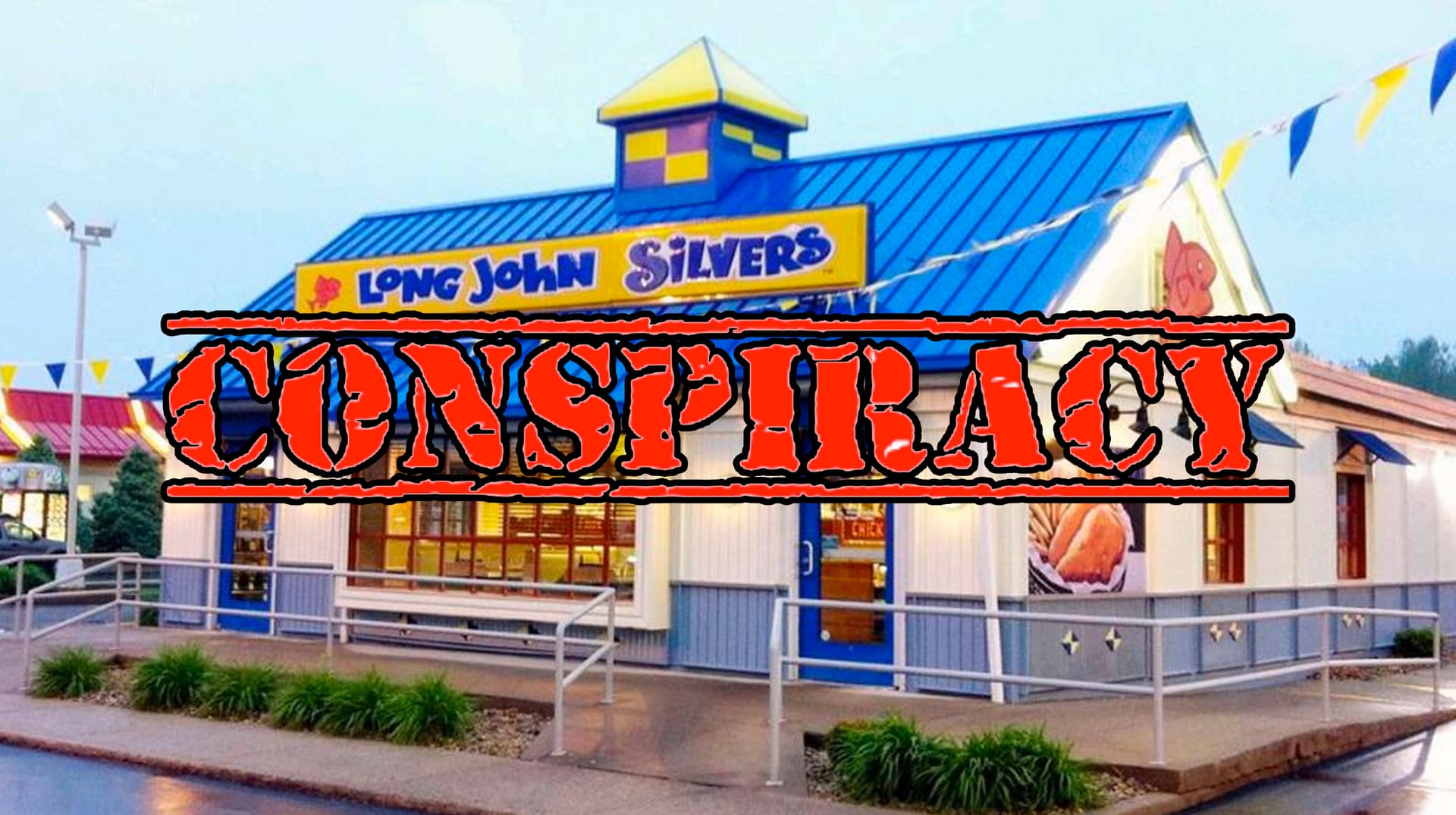 Long John Silver's Conspiracy Theory meme template - Long John Silvers
