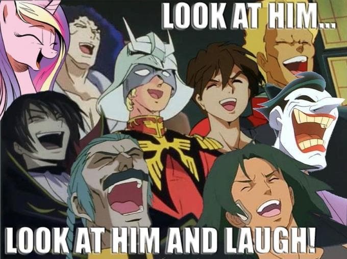 Look At Him And Laugh meme template - Look At Him And Laugh
