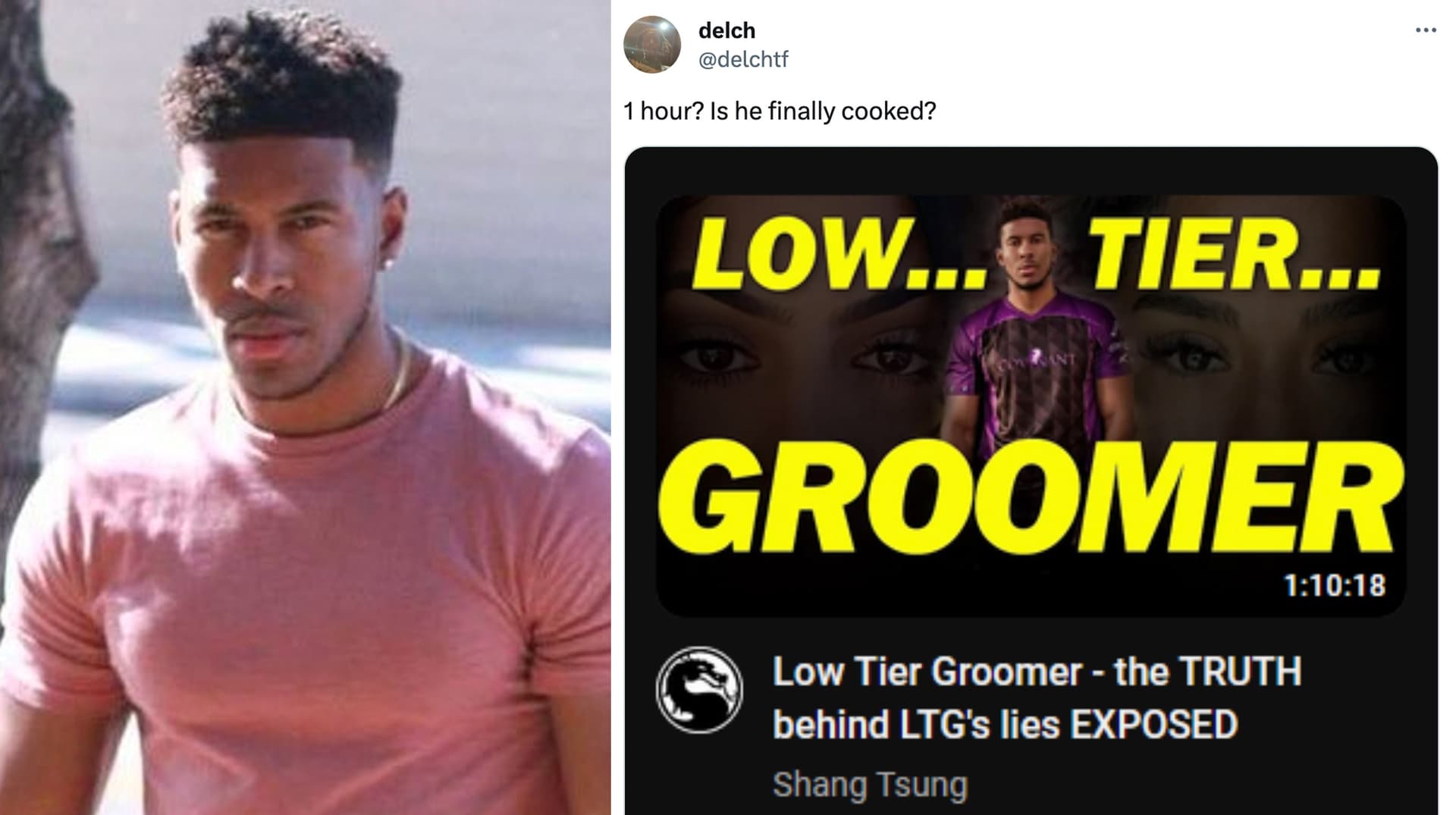 Low Tier God Grooming Allegations meme template - Low Tier God Grooming Allegations