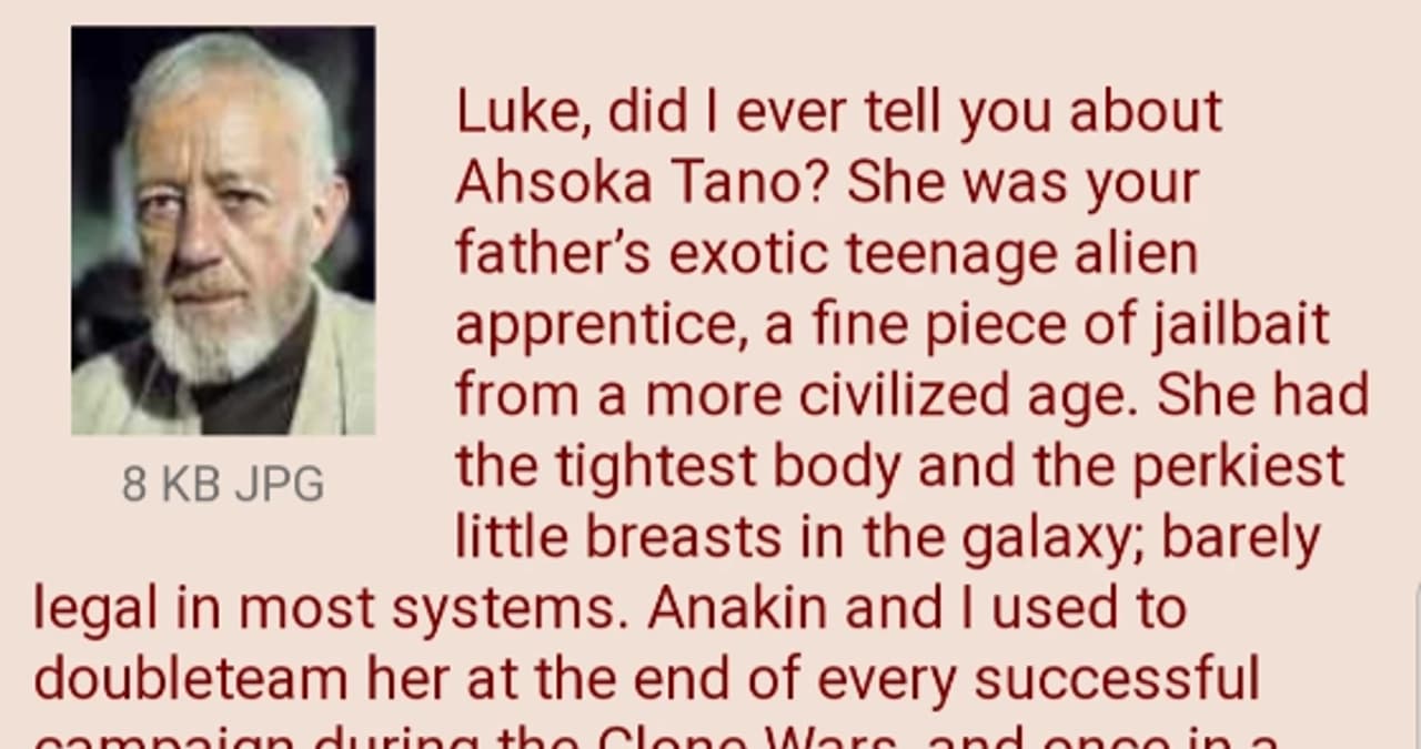 Luke, Did I Ever Tell You About Ahsoka Tano? meme template - Luke Did I Ever Tell You About Ahsoka Tano