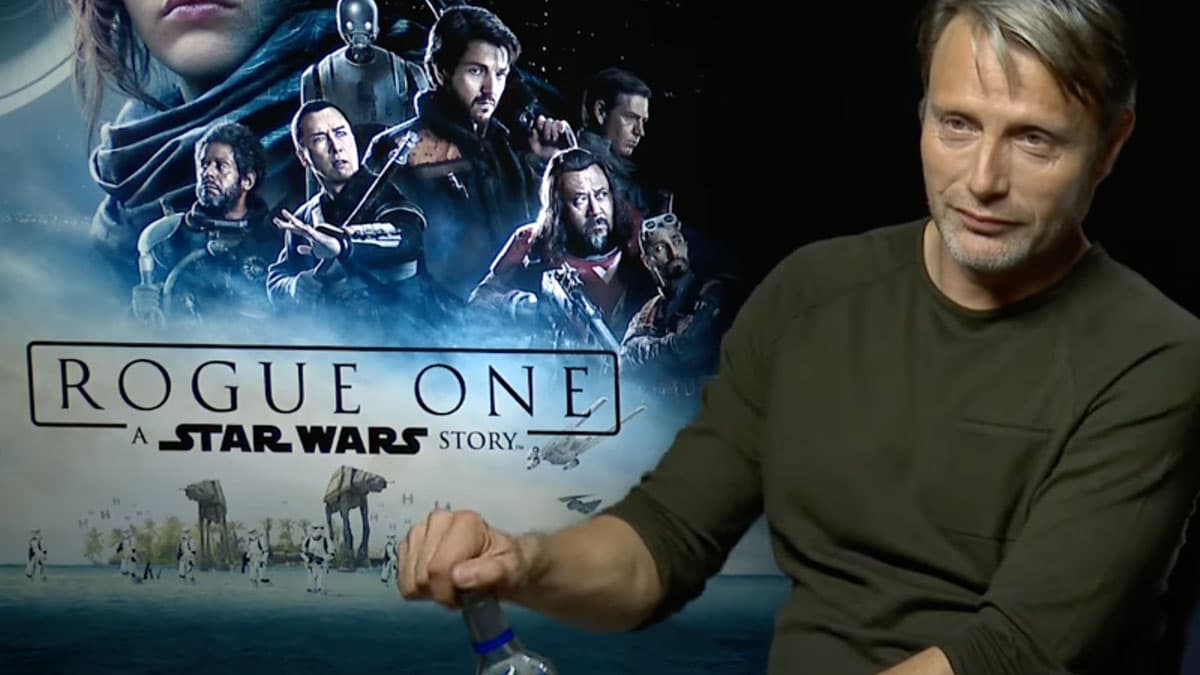 Mads Mikkelsen Opening Vodka During Interview meme template - Mads Mikkelsen Vodka