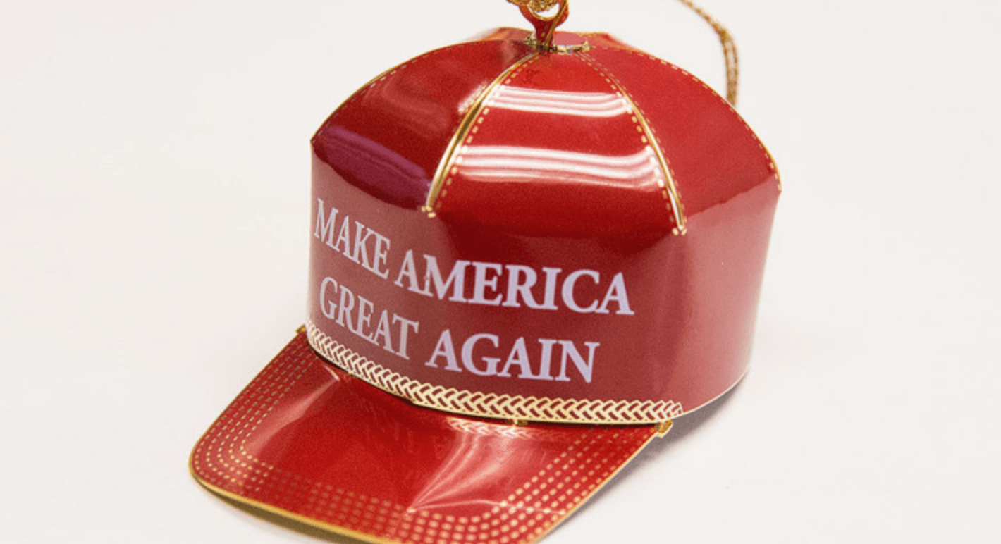 MAGA Christmas Ornament Reviews meme template - MAGA Christmas Ornament