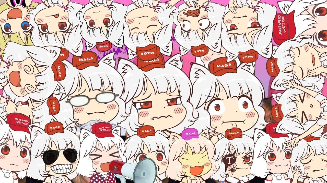 MAGA Momiji meme template - MAGA Momiji