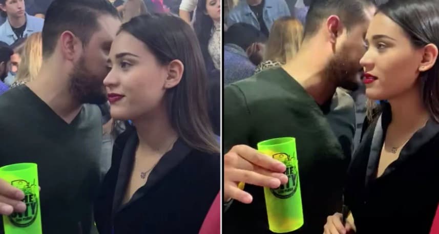 Man Talking to Woman At a Club meme template - Man Talking to Woman At a Club