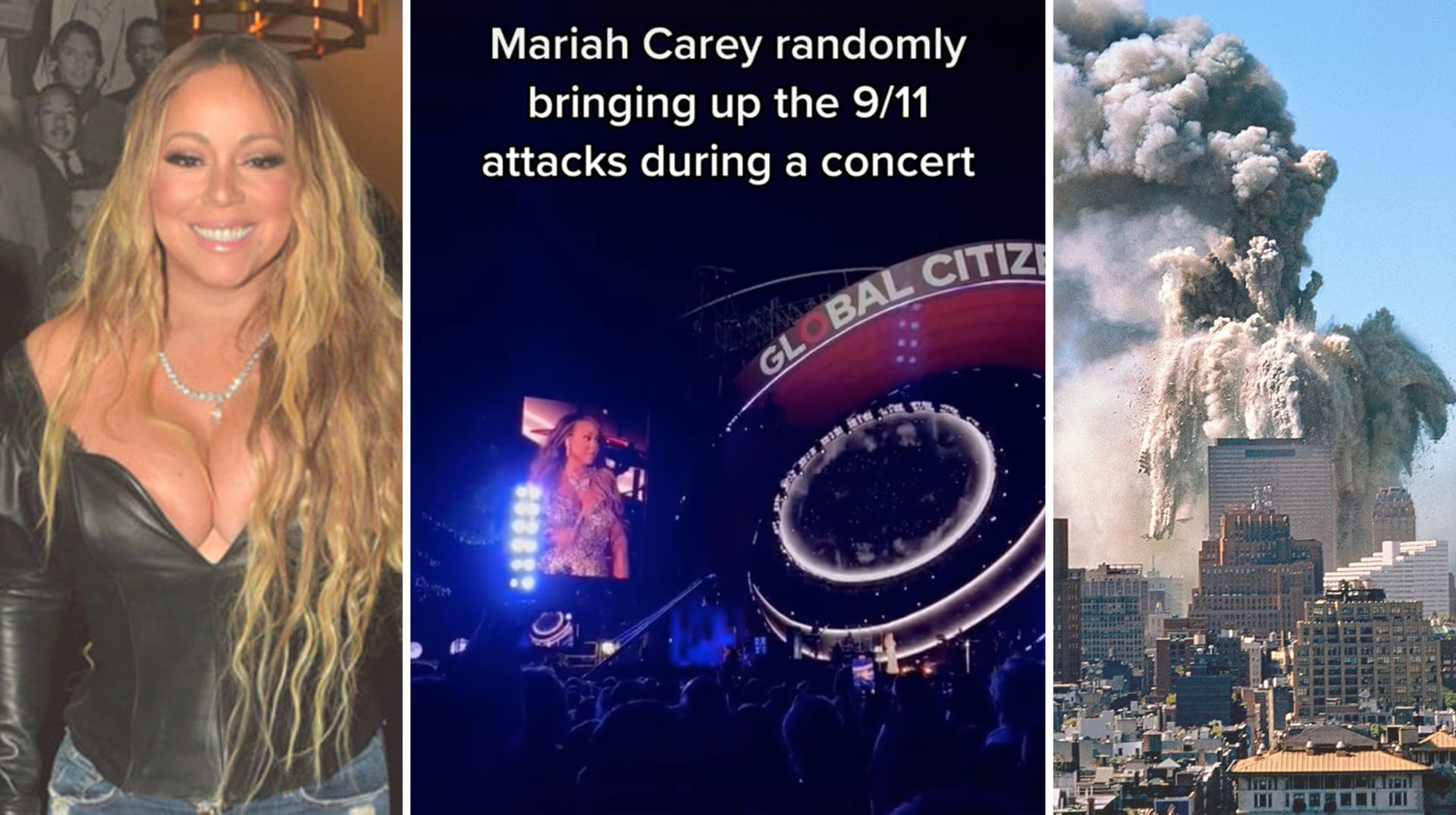 Mariah Carey "You Don't Wanna Hear About 9/11" meme template - Mariah Carey 9/11