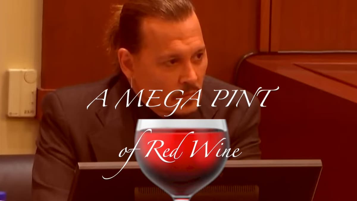 Mega Pint of Red Wine meme template - Mega Pint