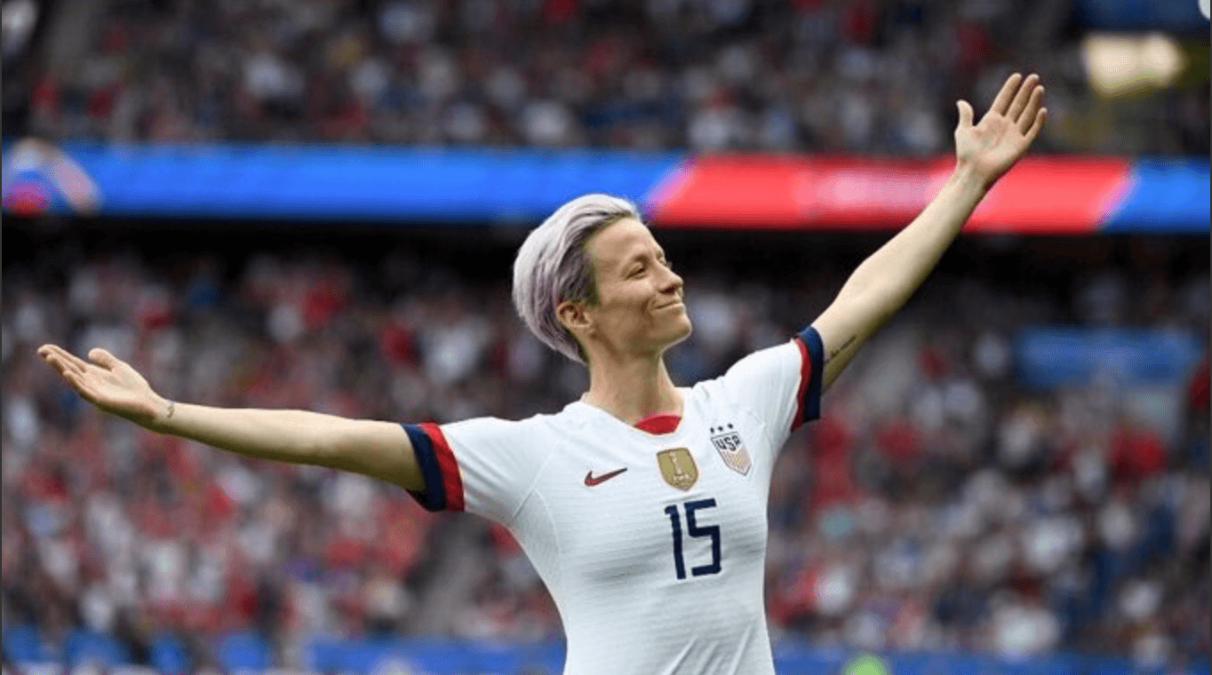 Megan Rapinoe's Goal Celebration meme template - Megan Rapinoe Goal Celebration