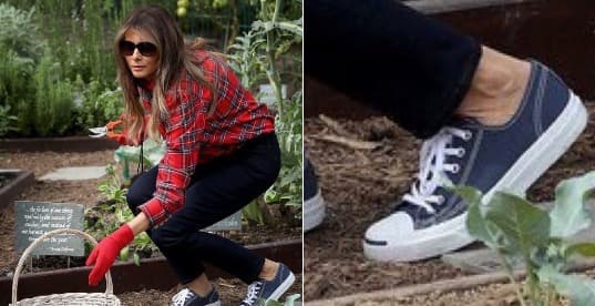 Melania Trump Gardening meme template - Melania Trump Gardening
