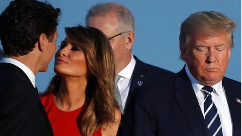 #MelaniaLovesTrudeau meme template - Melania Loves Trudeau