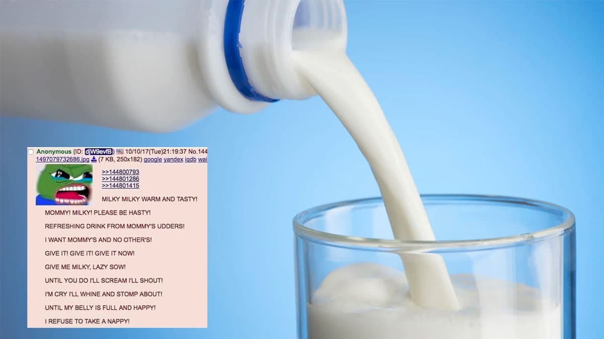 Milky Milky Warm and Tasty meme template - Milky Milky Warm and Tasty