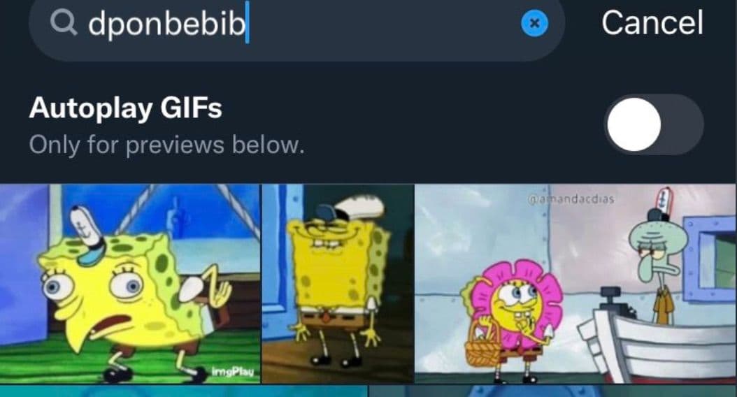 Misspelling "SpongeBob" In The GIF Tab meme template - Misspelling Spongebob
