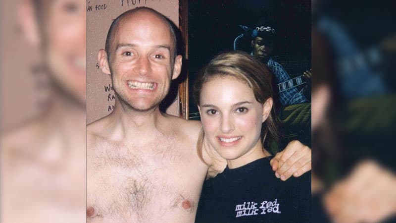 Moby and Natalie Portman "Relationship" Dispute meme template - Moby Natalie Portman