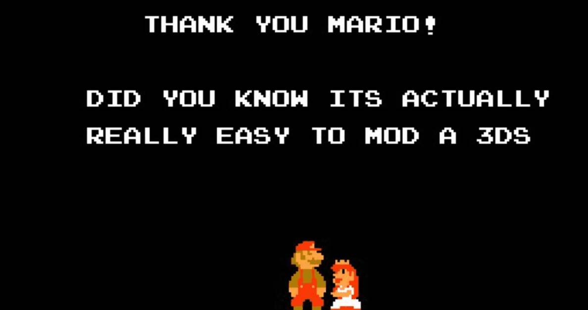 Modding A 3DS Is Surprisingly Easy meme template - 3DS Modding