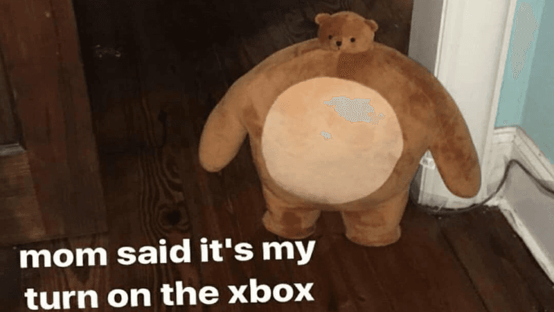 Mom Said It's My Turn On the Xbox meme template - Mom Said It's My Turn On the Xbox