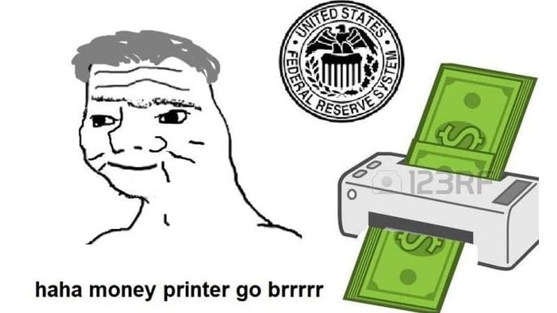 Money Printer Go Brrr meme template - Money Printer Go Brrr
