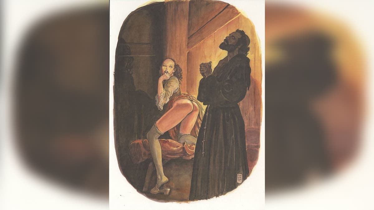 Monk Temptation meme template - Monk Temptation