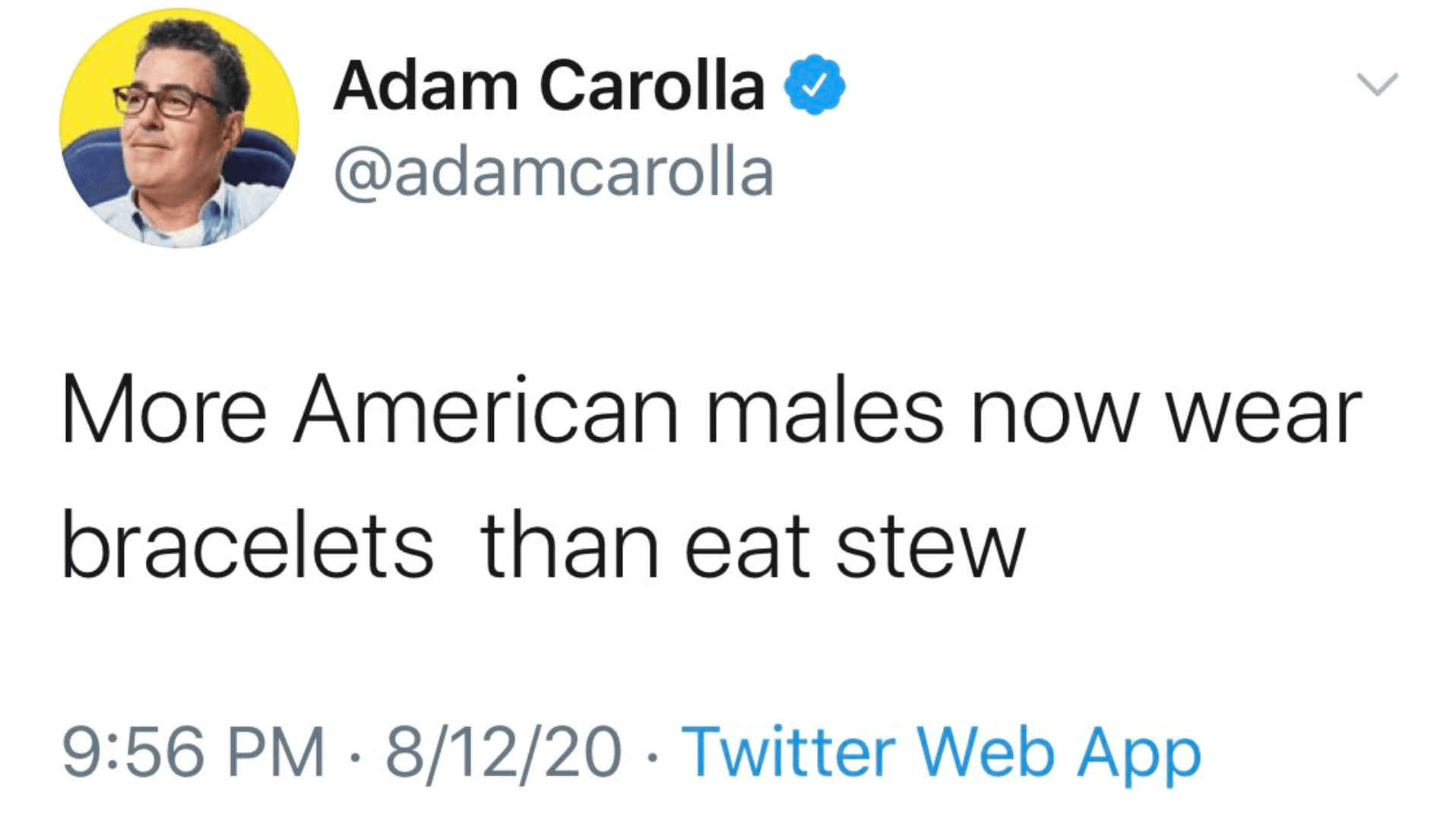More American Men Now Wear Bracelets Than Eat Stew meme template - More American Men Now Wear Bracelets Than Eat Stew
