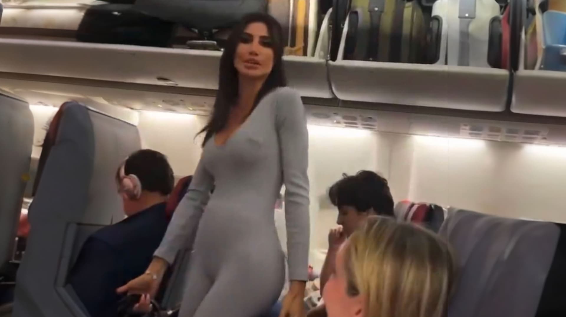 Morgan Osman "I'm Instagram Famous" Plane Rant meme template - Morgan Osman Plane