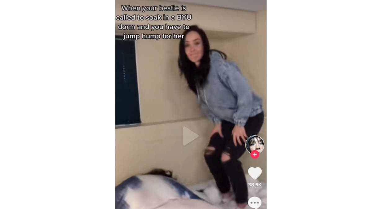 Mormon Soaking / Jump Humping meme template - Mormon Soaking Maker