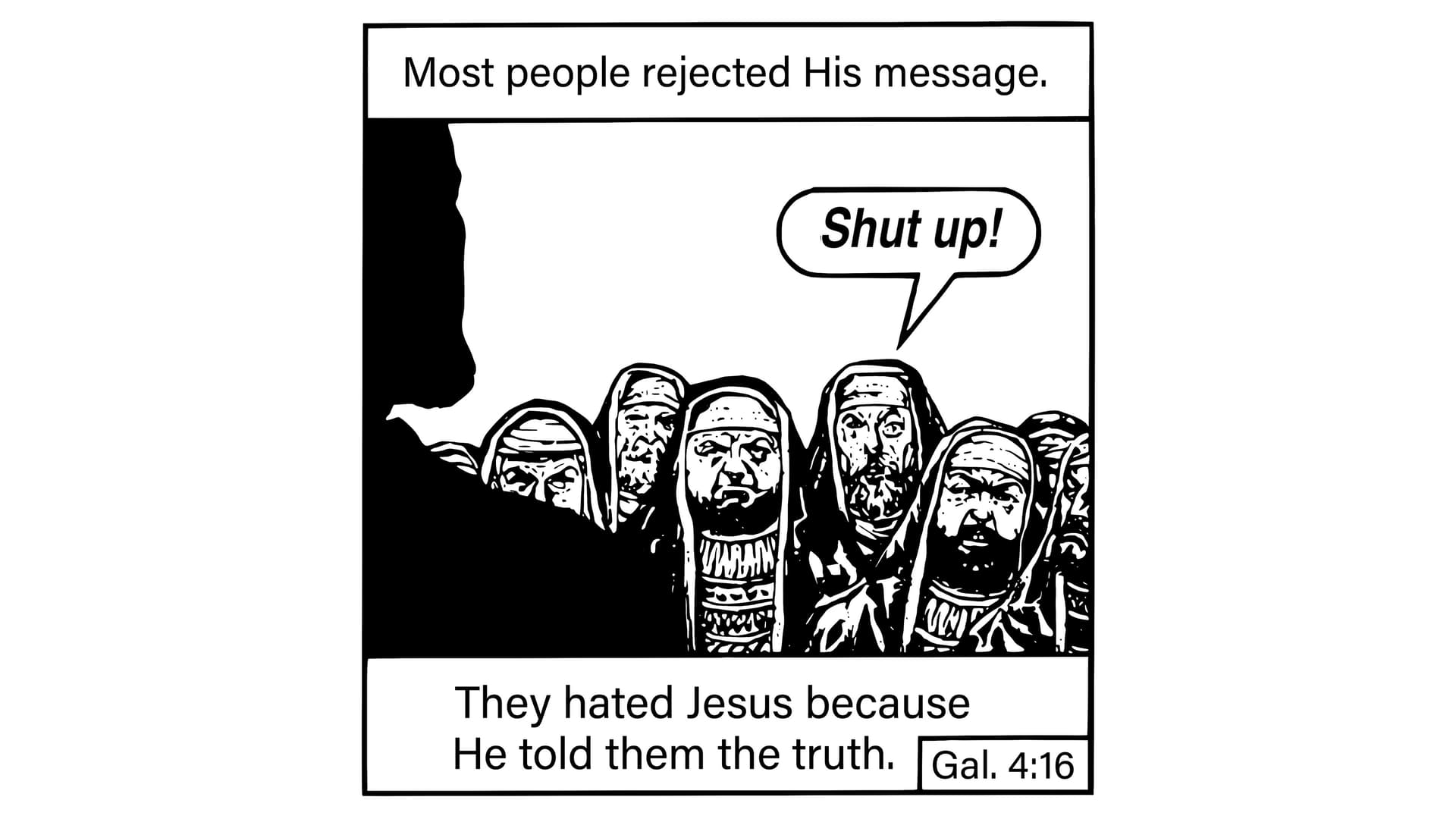 Most People Rejected His Message meme template - Most People Rejected His Message