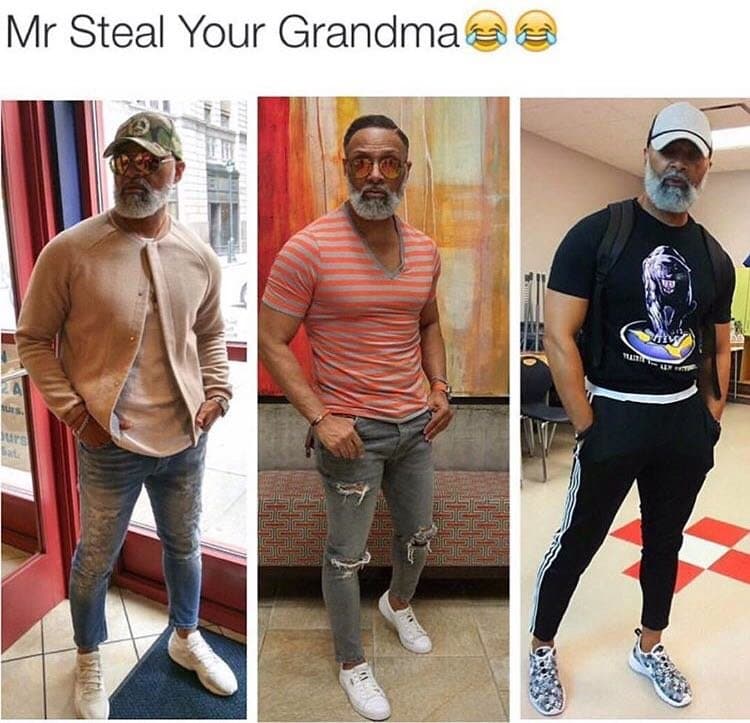 Mr. Steal Your Grandma meme template - Mr. Steal Your Grandma