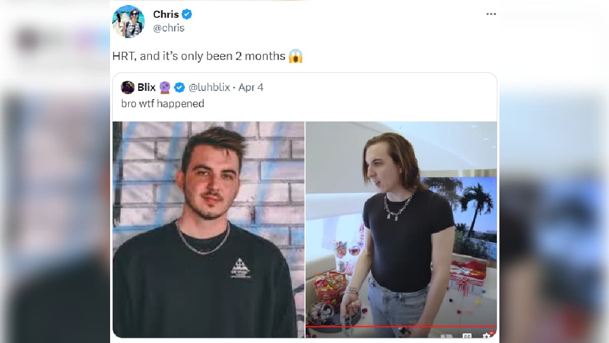 MrBeast Chris Tyson's Transition meme template - Chris Tyson