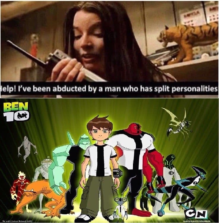 Multiple Personalities Captor meme template - Multiple Personalities Captor