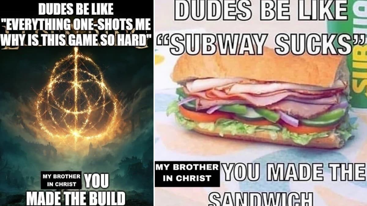 My Brother in Christ meme template - My Brother in Christ