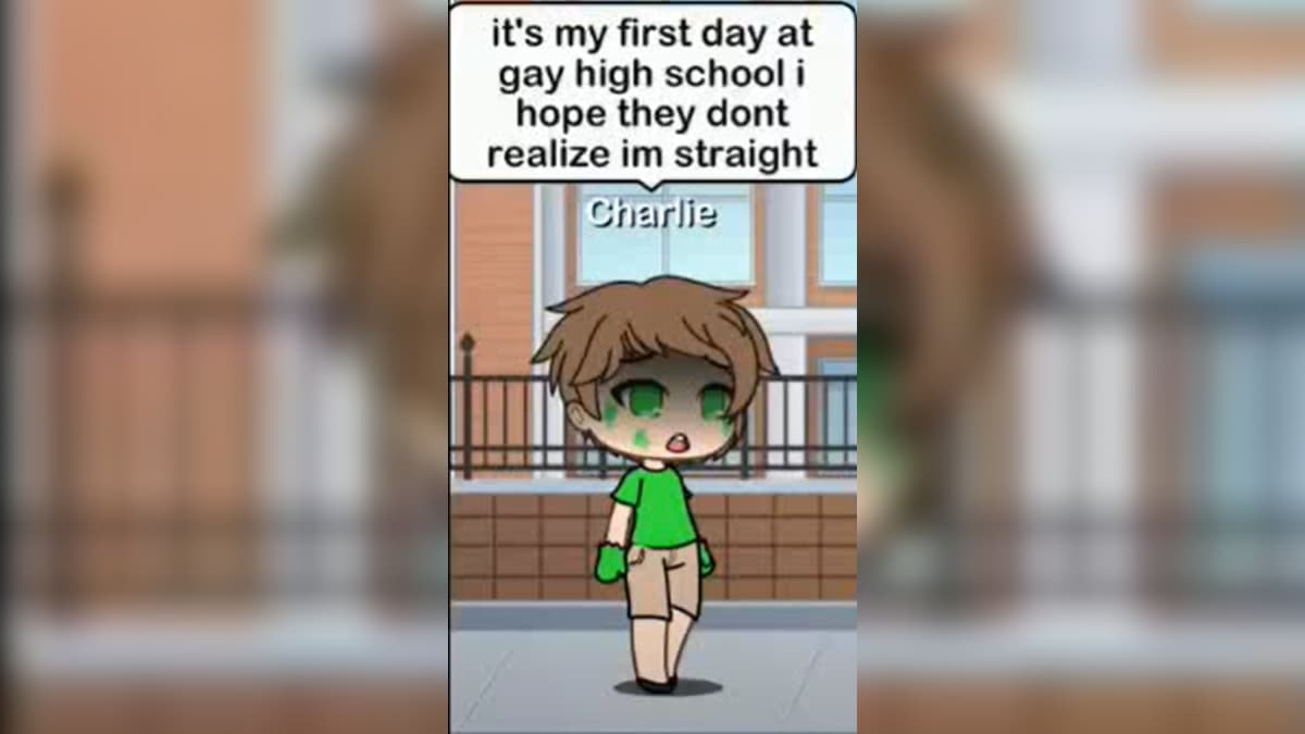 My First Day at Gay High School meme template - My First Day at Gay High School