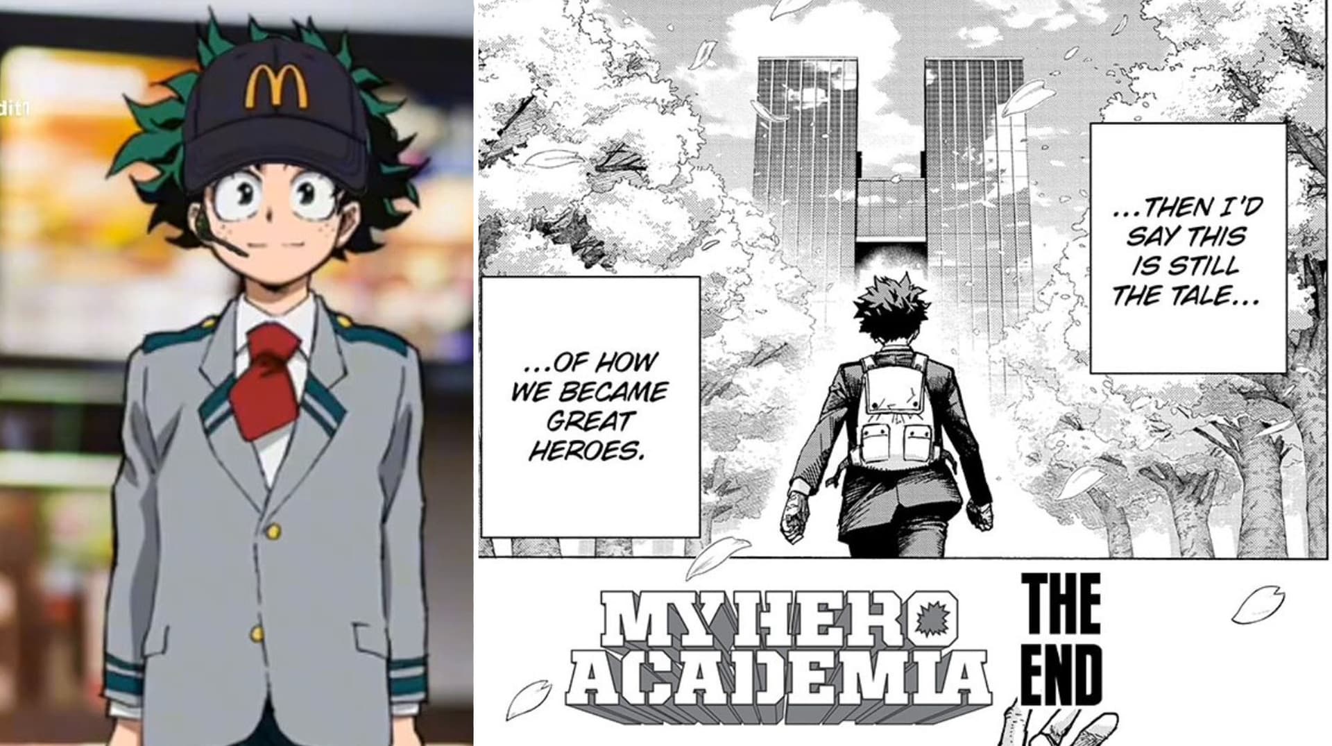 My Hero Academia Ending Controversy / Quirkless Deku meme template - My Hero Academia Ending