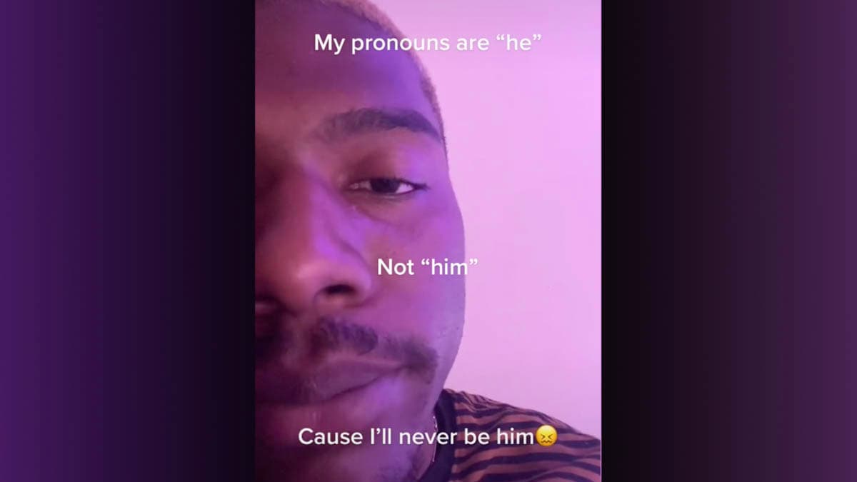 My Pronouns Are "He," Not "Him," Cause I'll Never Be "Him" meme template - My Pronouns Are He Not Him
